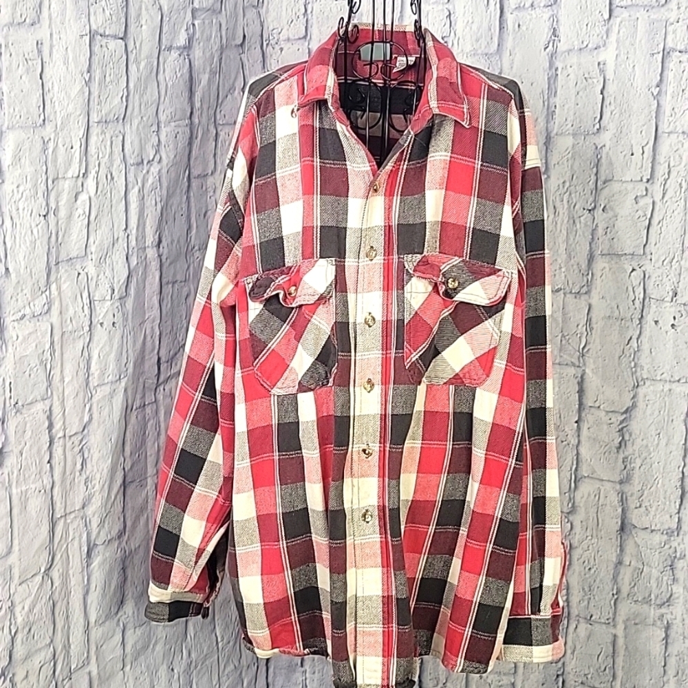 OZARK WILDERNESS OUTFITTERS Plaid Shirt 2XL/TALL‎